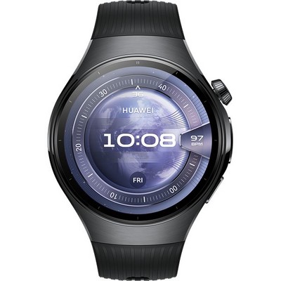 Huawei Watch 5 46mm Black Fluoroelastomer Strap - фото 86782