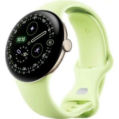 Pixel Watch 4 41mm Wi-Fi Champagne Gold/Lemongrass - фото 94631