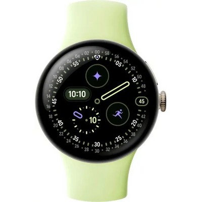 Pixel Watch 4 41mm Wi-Fi Champagne Gold/Lemongrass - фото 94640
