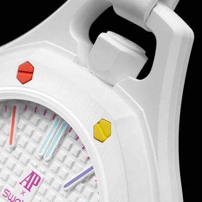 Audemars Piguet x Swatch Royal Pop Huit Blanc - фото 96234