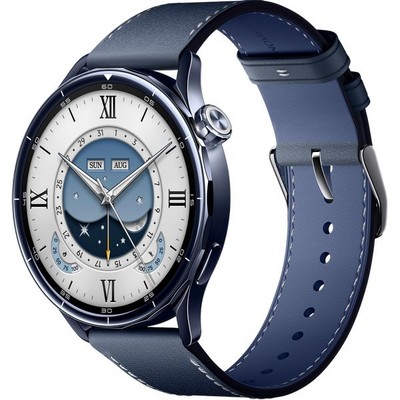 Xiaomi Watch S5 46mm Ceramic Blue - фото 96474