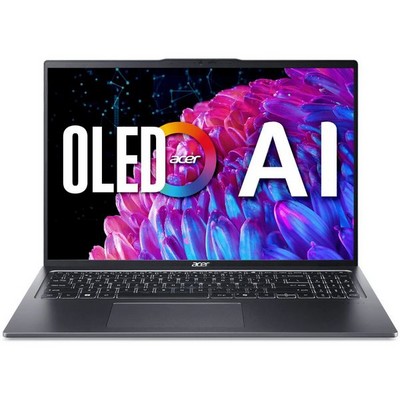 Acer Swift Go 16 SFG16-72-5844 (Intel Ultra 5 125H 3600MHz/8GB/512GB SSD/16"/3200x2000/OLED/Intel Iris Arc Graphics) Черный - фото 96550