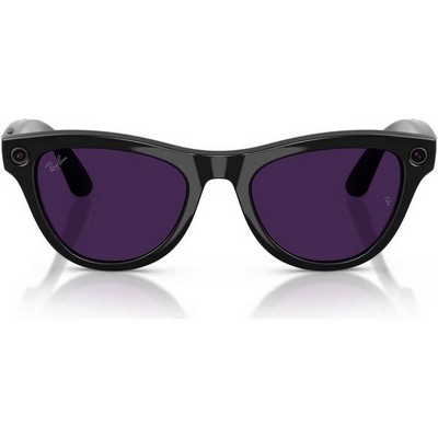 Ray-Ban Skyler (Gen2) RW4014 Shiny Black/Transitions Amethyst lenses Size M (52mm) - фото 96929