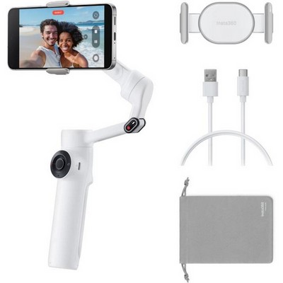 Стабилизатор Insta360 Flow 2 Standard Bundle Arctic White - фото 97515