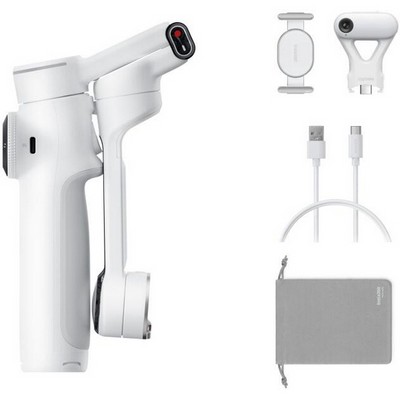 Стабилизатор Insta360 Flow 2 AI Tracker Bundle Arctic White - фото 97527