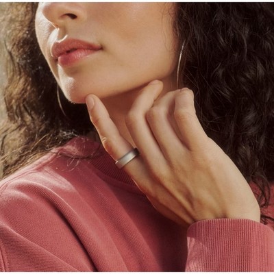 Oura Ring 5 Size 11 Brushed Silver - фото 97595