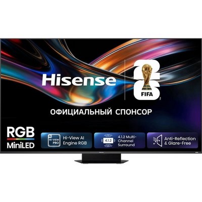 Hisense 75UR9S (2026) 75" 4K UHD RGB-Mini LED Smart TV - фото 99083