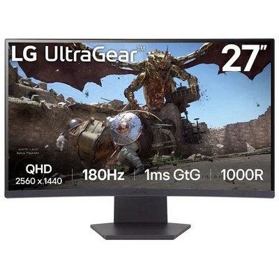 LG UltraGear 27GS60QC-B 27" Black 1ms HDMI, DisplayPort - фото 100784