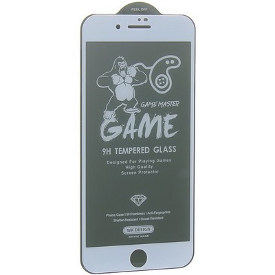Стекло защитное WK 3D (WTR-030) KING KONG матовое-полноэкранное 9H для iPhone 8 Plus/ 7 Plus (4.7") 0.33mm White - фото 37419