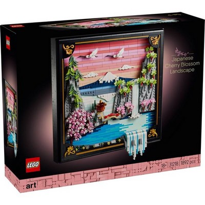 LEGO Art Japanese Cherry Blossom Landscape (31218) - фото 102540