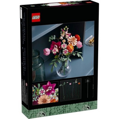 LEGO Botanical Pretty Pink Flower Bouquet (10342) - фото 102607