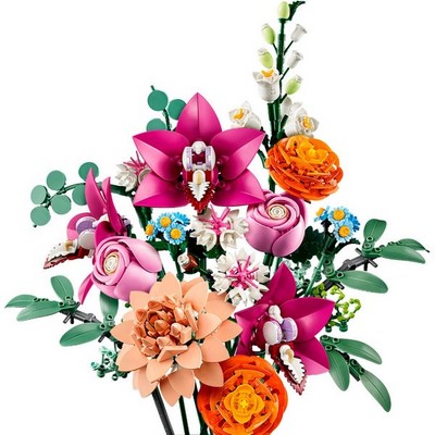 LEGO Botanical Pretty Pink Flower Bouquet (10342) - фото 102608