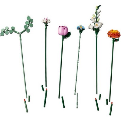 LEGO Botanical Pretty Pink Flower Bouquet (10342) - фото 102611