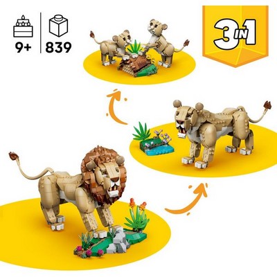 LEGO Creator Wild Animals: Magestic Lion (31386) - фото 102701
