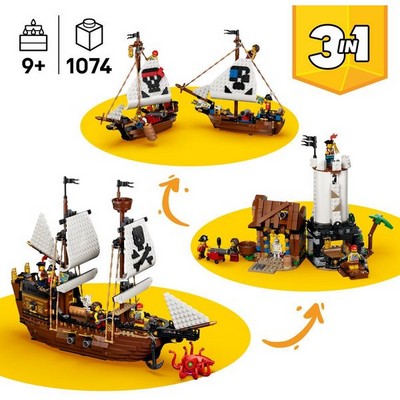 LEGO Creator Iconic Pirate Ship (31387) - фото 102680