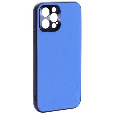 Чехол-накладка пластиковая GKS Design Creative Case с силиконовыми бортами для iPhone 12 Pro (6.1") Синий - фото 104630