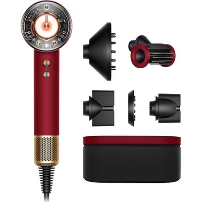 Фен Dyson Supersonic Nural HD16 Red Velvet/Gold с кейсом - фото 104080