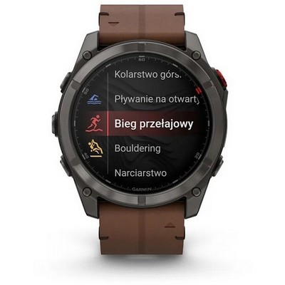 Garmin Fenix 8 Pro 51mm Amoled Sapphire Titanium Carbon Grey Chestnut Leather 010-03199-40 - фото 104297