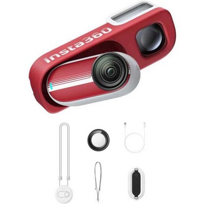 Insta360 GO 3S 128GB Retro Bundle Special Edition Classic Red - фото 104679