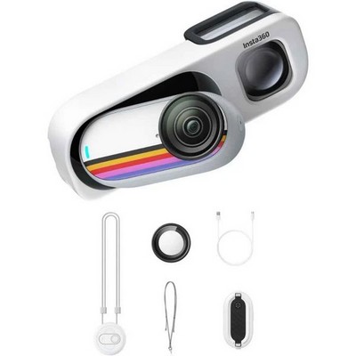 Insta360 GO 3S 64GB Retro Bundle Special Edition Canvas White - фото 104686