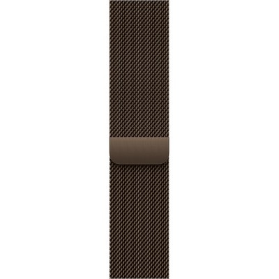 Apple Watch Series 12 46mm GPS Black Aluminum Case with Dark Bronze Milanese Loop SM/ML - фото 105945