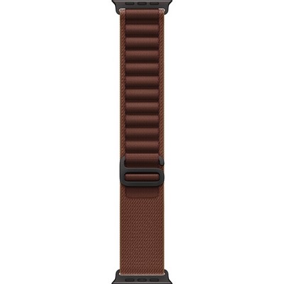 Apple Watch Ultra 4 49mm GPS + Cellular Black Titanium Case with Burgundy Alpine Loop S/M/L - фото 105358