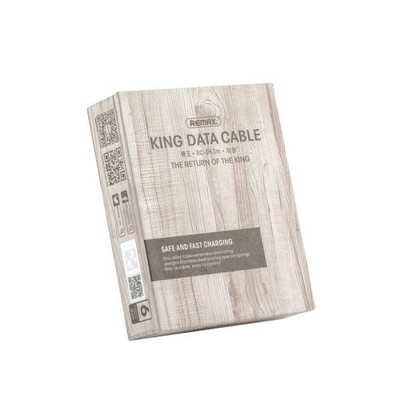 Дата-кабель USB Remax King Data Cable (RC-063m) microUSB fast charging 2.1A круглый (1.0 м) Серебристый - фото 55891