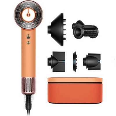 Фен Dyson SuperSonic Nural Straight+Wavy HD16 Apricot Topaz с кейсом - фото 108845