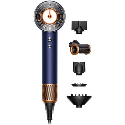 Фен Dyson Supersonic Nural Straight+Wavy HD16 Prussian Blue Rich Copper без кейса - фото 108863