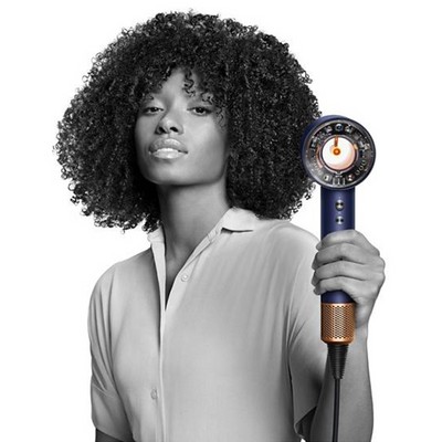 Фен Dyson Supersonic Nural Straight+Wavy HD16 Prussian Blue Rich Copper без кейса - фото 108867