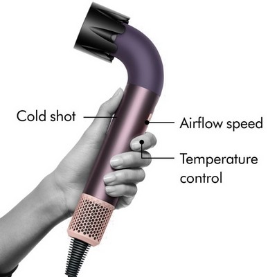 Фен Dyson Supersonic R Curly+Coily HD17 Jasper Plum без кейса - фото 108894