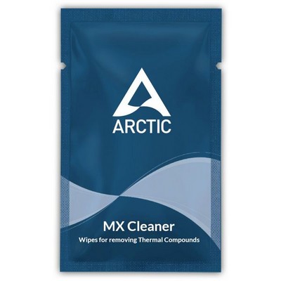 Салфетки для удаления термопасты Arctic MX Очищающие салфетки (Box of 40 bags) (ACTCP00033A) Черный - фото 109090