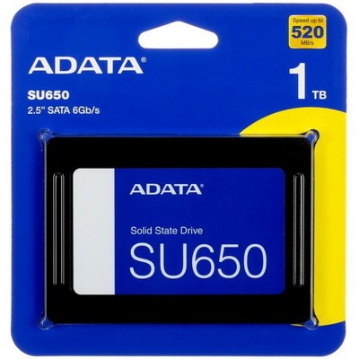 Накопитель 2.5" 1000Gb A-Data Ultimate SU650 ASU650SS-1TT-R SATA3 - фото 109102