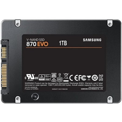 Накопитель 2.5" SSD SATA3 1000Гб Samsung 870 Evo ( MZ-77E1T0B/EU ) - фото 110222