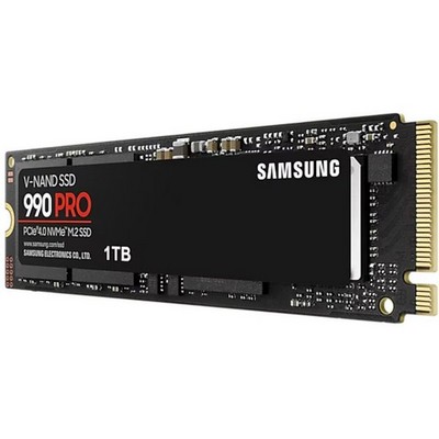Накопитель SSD M.2 2280 PCI-E 4.0 x4 1000Гб Samsung 990 Pro ( MZ-V9P1T0BW ) - фото 110263