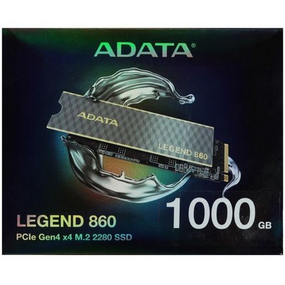 Накопитель SSD M.2 2280 PCIe NVMe 4.0 x4 1000Гб A-Data Legend 860 ( SLEG-860-1000GCS ) - фото 110278