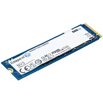 Накопитель SSD M.2 2280 PCIe NVMe 4.0 x4 500Гб Kingston NV3 ( SNV3S/500G ) - фото 110296