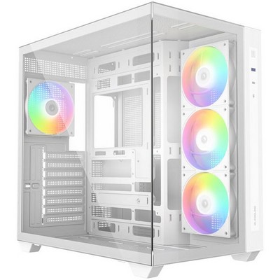 Корпус ID-Cooling View 510 ARGB Wh без БП ( View 510 ARGB Wh ) White - фото 109224