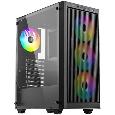 Корпус ID-Cooling Ware 310 ARGB без БП ( Ware 310 ARGB ) Black - фото 109225
