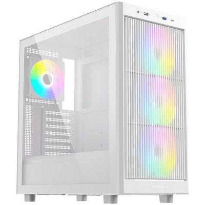 Корпус ID-Cooling Ware 510 ARGB Wh без БП ( Ware 510 ARGB Wh ) White - фото 110541