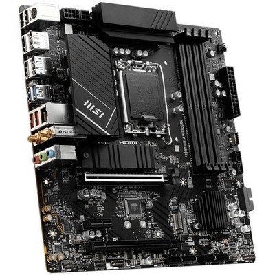 Материнская плата MSI B760 LGA1700 DDR4 ( Pro B760M-A WiFi DDR4 ) mATX, Ret - фото 110902