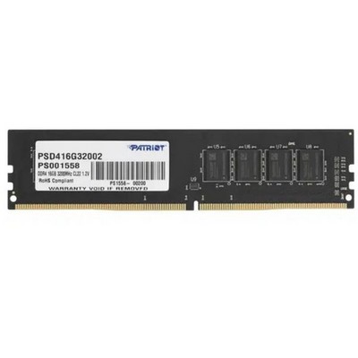 Модуль памяти DDR4 16Gb PC-25600 3200MHz Patriot Memory ( PSD416G32002 ) - фото 110925