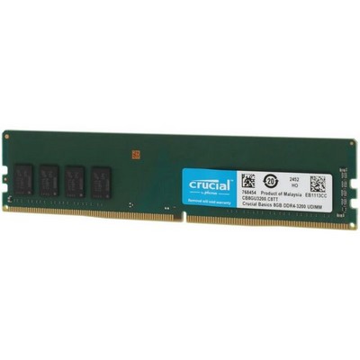 Модуль памяти DDR4 8Gb PC-25600 3200MHz Crucial ( CB8GU3200 ) - фото 110946