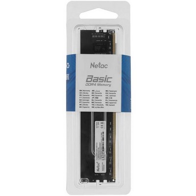 Модуль памяти DDR4 8Gb PC-25600 3200MHz Netac ( NTBSD4P32SP-08J ) - фото 110950