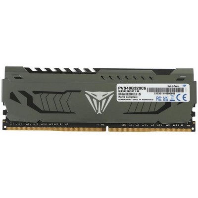 Модуль памяти DDR4 8Gb PC-25600 3200MHz Patriot Memory Viper Steel XMP ( PVS48G320C6 ) - фото 110958