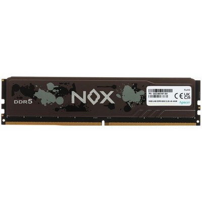 Модуль памяти DDR5 16Gb PC-48000 6000MHz Apacer ( AH5U16G60C622MBAA-1 ) - фото 110966