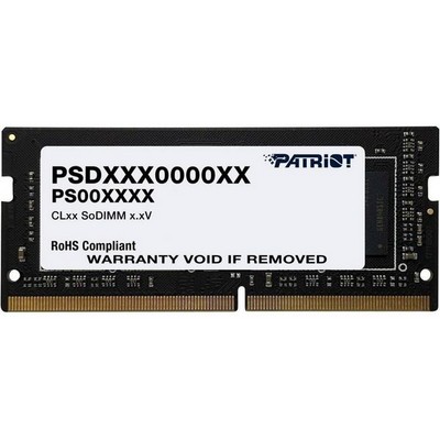 Модуль памяти SO-DIMM DDR4 3200Mhz 8Gb Patriot Memory Signature Line ( PSD48G320081S ) - фото 109348
