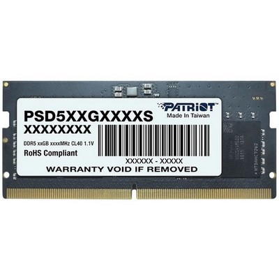 Модуль памяти SO-DIMM DDR5 32Gb 5600Mhz Patriot Memory (PSD532G56002S) - фото 111002