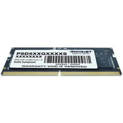 Модуль памяти SO-DIMM DDR5 5600Mhz 16Gb Patriot Memory ( PSD516G560081S ) - фото 111007