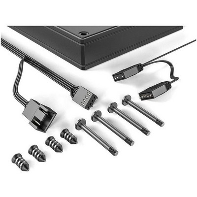 Вентилятор 120мм ID-Cooling AS-120-ARGB-K Trio 3-Pack PWM Black Ret - фото 111086